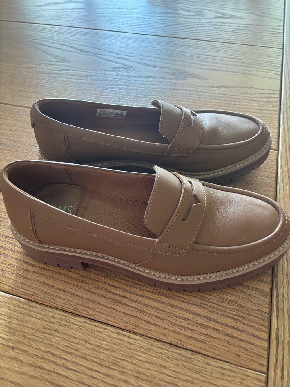 Toms Cara Women's Penny Loafers in Tan